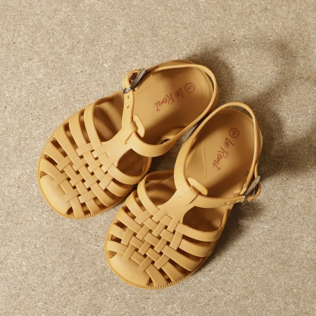 Jelly Sandals - Mustard