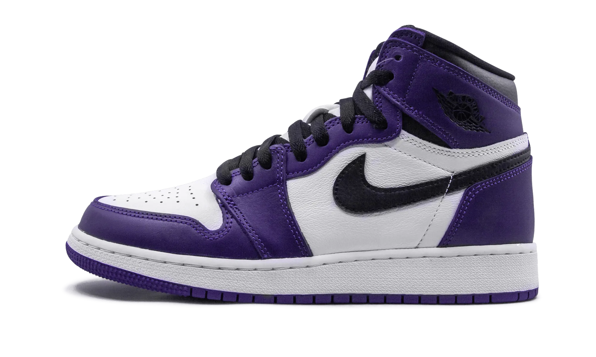 JORDAN 1 HIGH COURT PURPLE WHITE GS