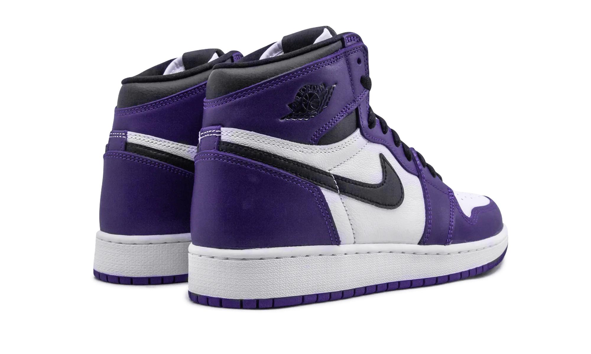 JORDAN 1 HIGH COURT PURPLE WHITE GS
