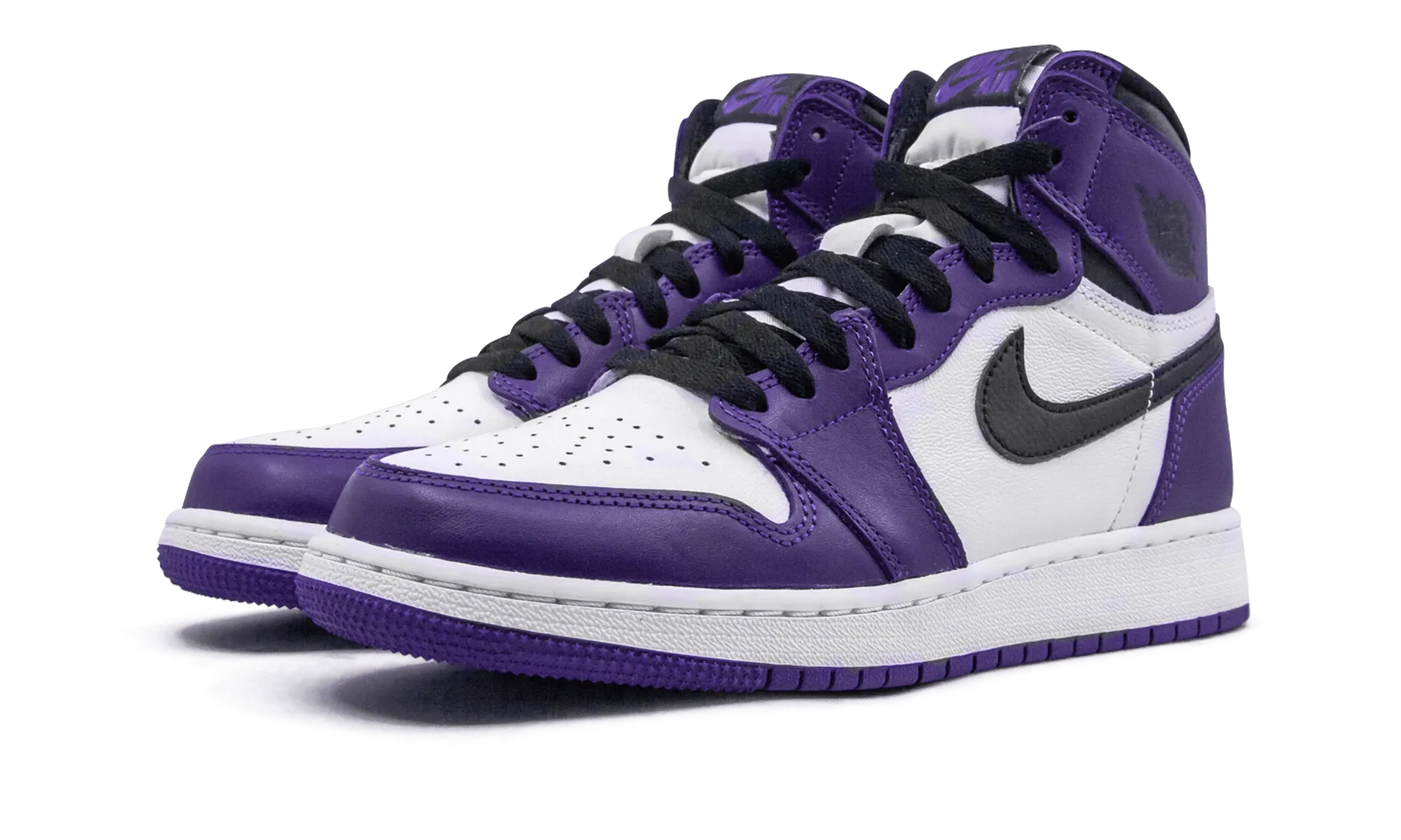 JORDAN 1 HIGH COURT PURPLE WHITE GS