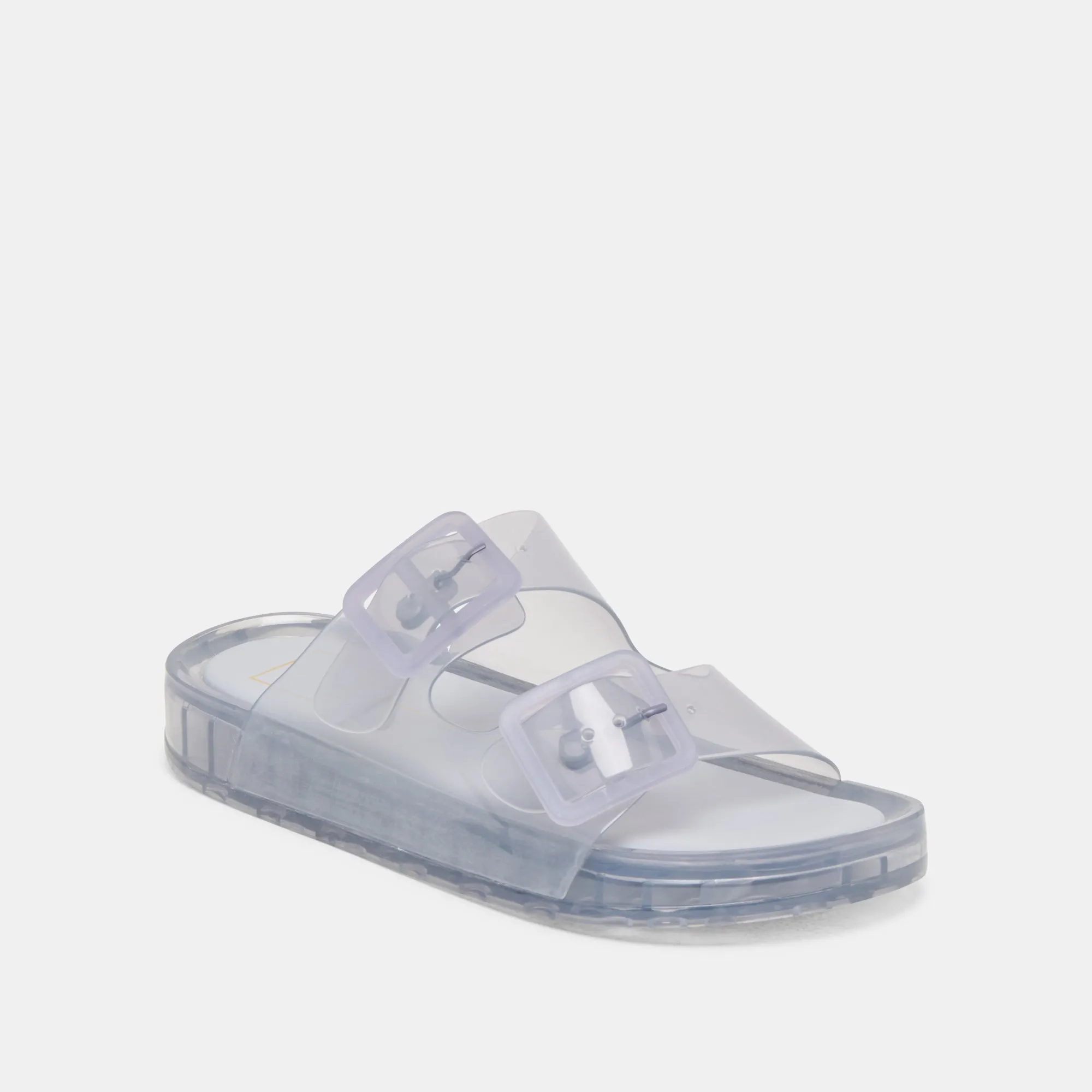 JULIO SANDALS DUSTY BLUE VINYL