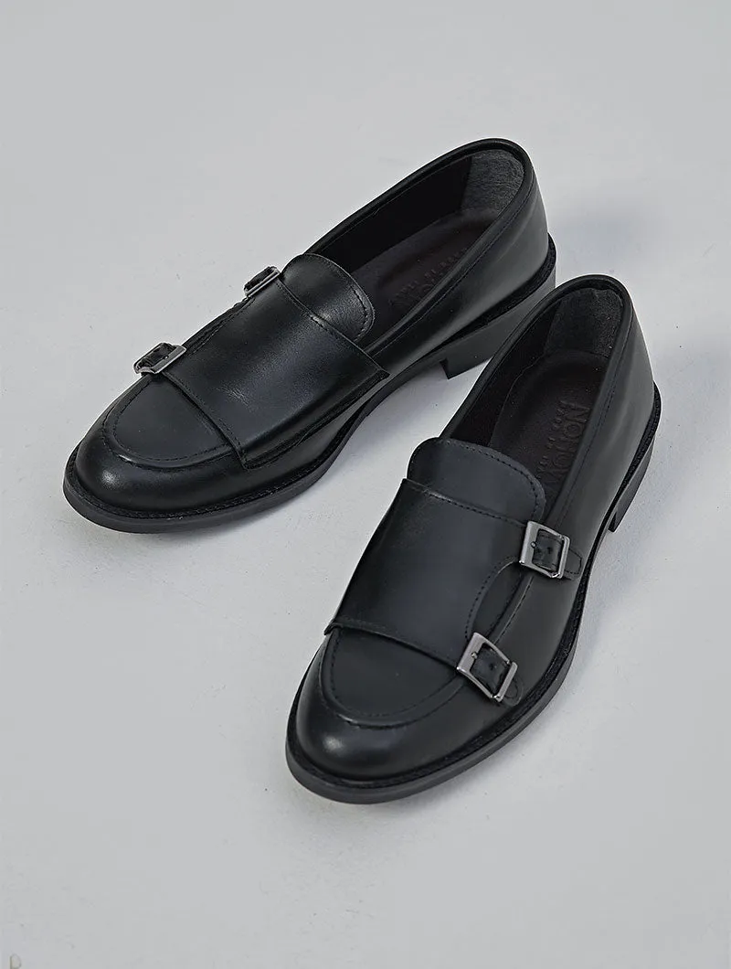 LEONARDO LOAFERS IN BLACK