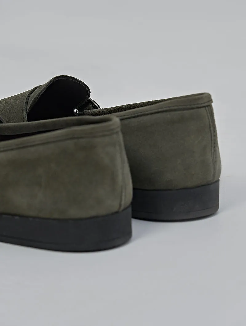 LEONARDO LOAFERS IN GREEN