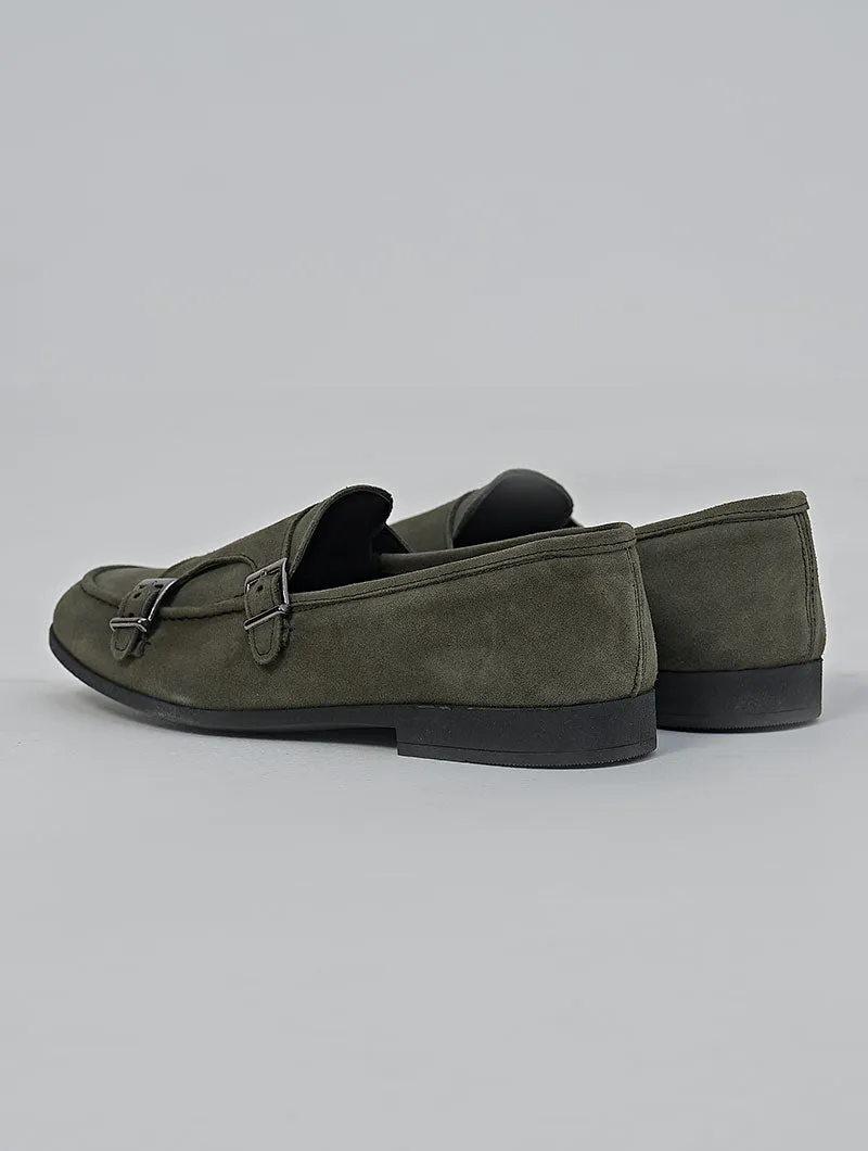 LEONARDO LOAFERS IN GREEN