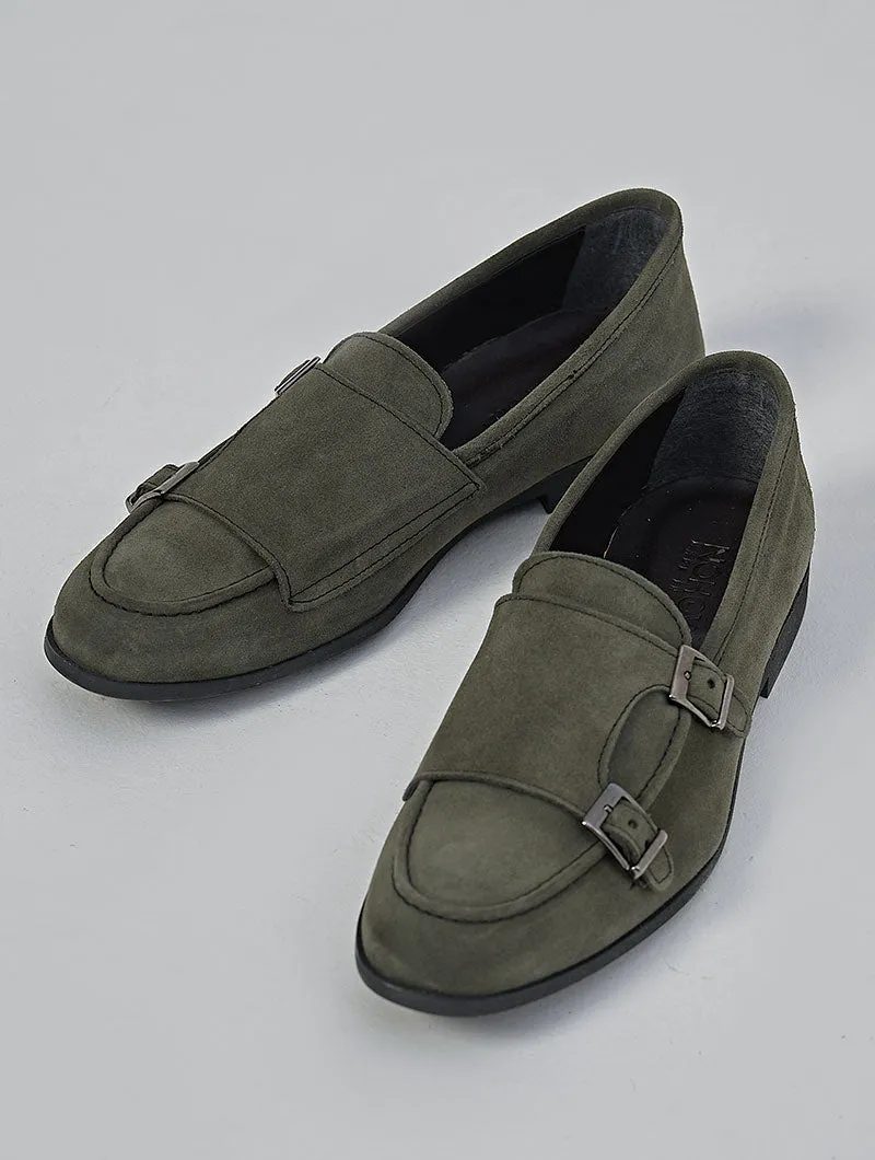 LEONARDO LOAFERS IN GREEN