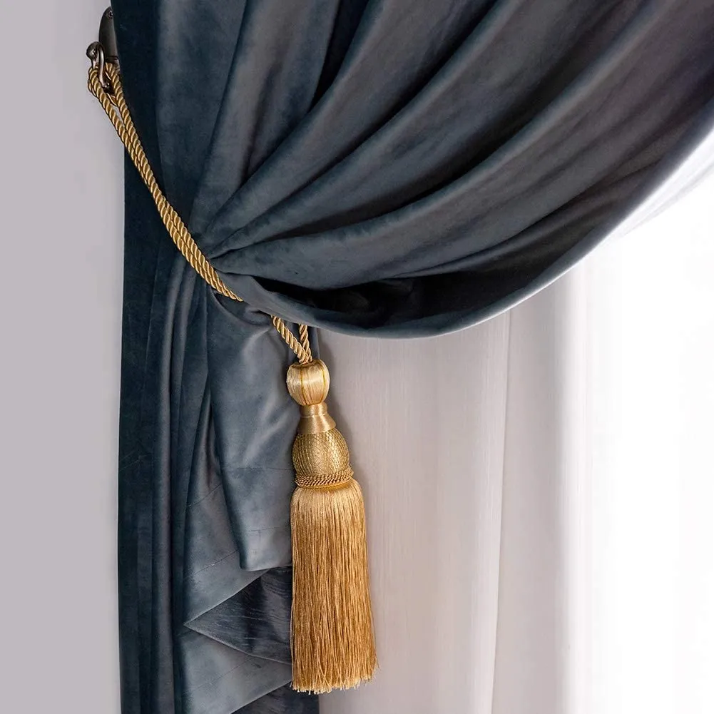 Linen Universe Curtain Tieback Window Tassel - (Set of 2)