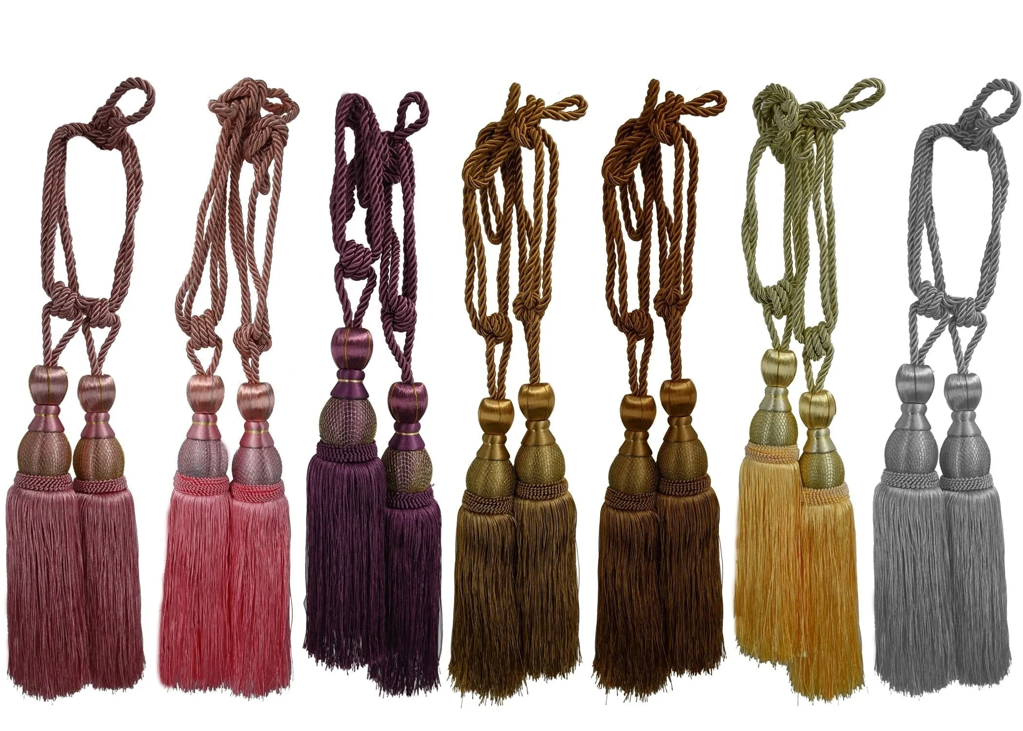 Linen Universe Curtain Tieback Window Tassel - (Set of 2)