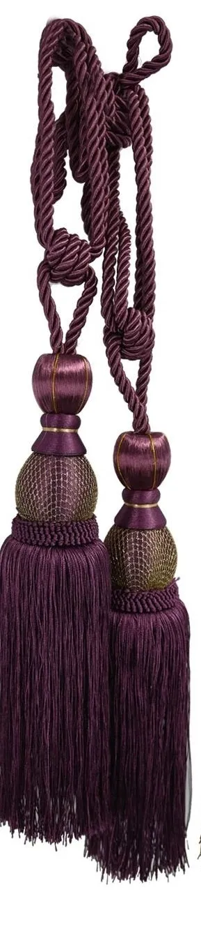 Linen Universe Curtain Tieback Window Tassel - (Set of 2)