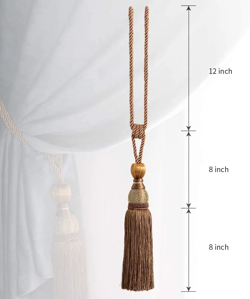 Linen Universe Curtain Tieback Window Tassel - (Set of 2)