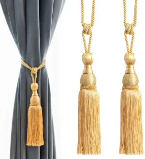 Linen Universe Curtain Tieback Window Tassel - (Set of 2)