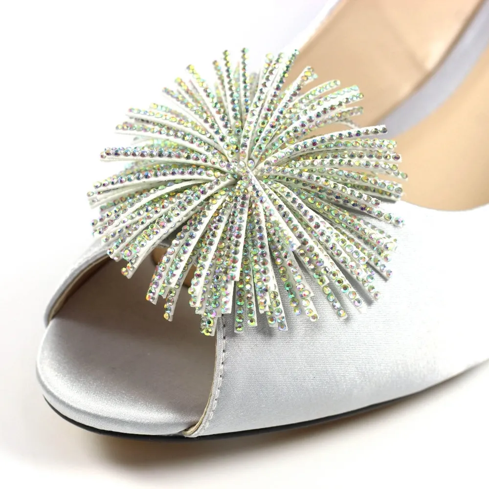 Lunar Ladies Lucia Pom Pom Court Shoe