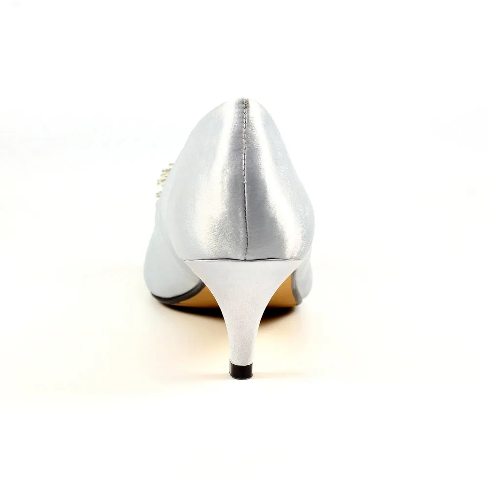 Lunar Ladies Lucia Pom Pom Court Shoe