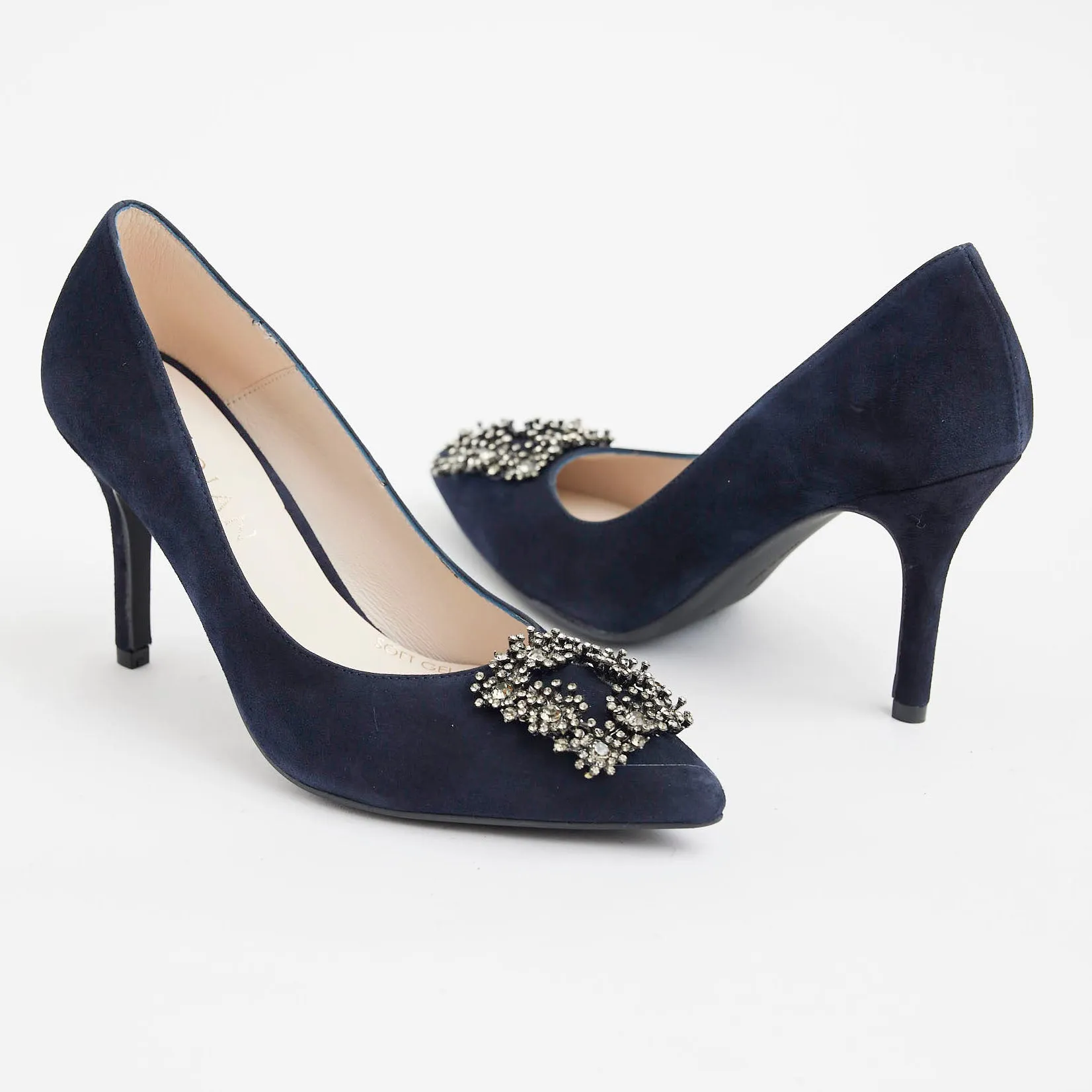 Marian Navy High Heels