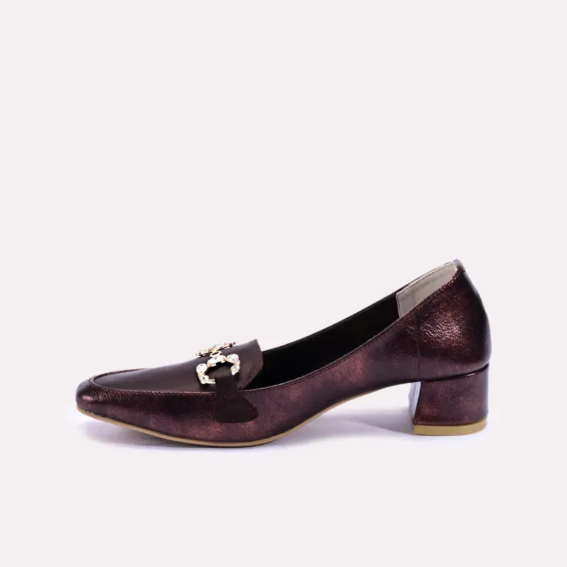 Marinda Maroon Fancy Court Shoes 0431162