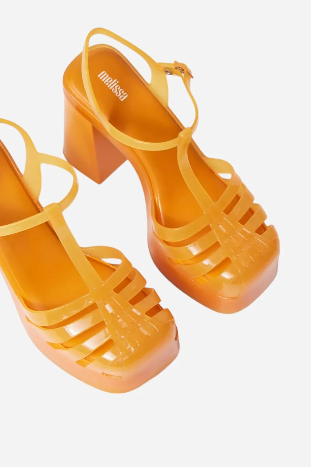 Melissa Party Platform Heel in Orange