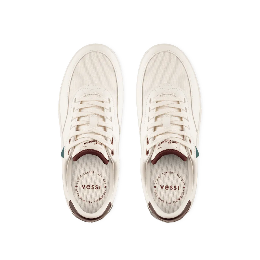 Men's Courtside Classic - Off-White/Mahogany