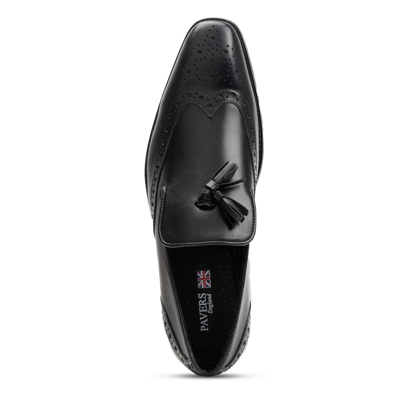 Men's leather slip-on formal loafers