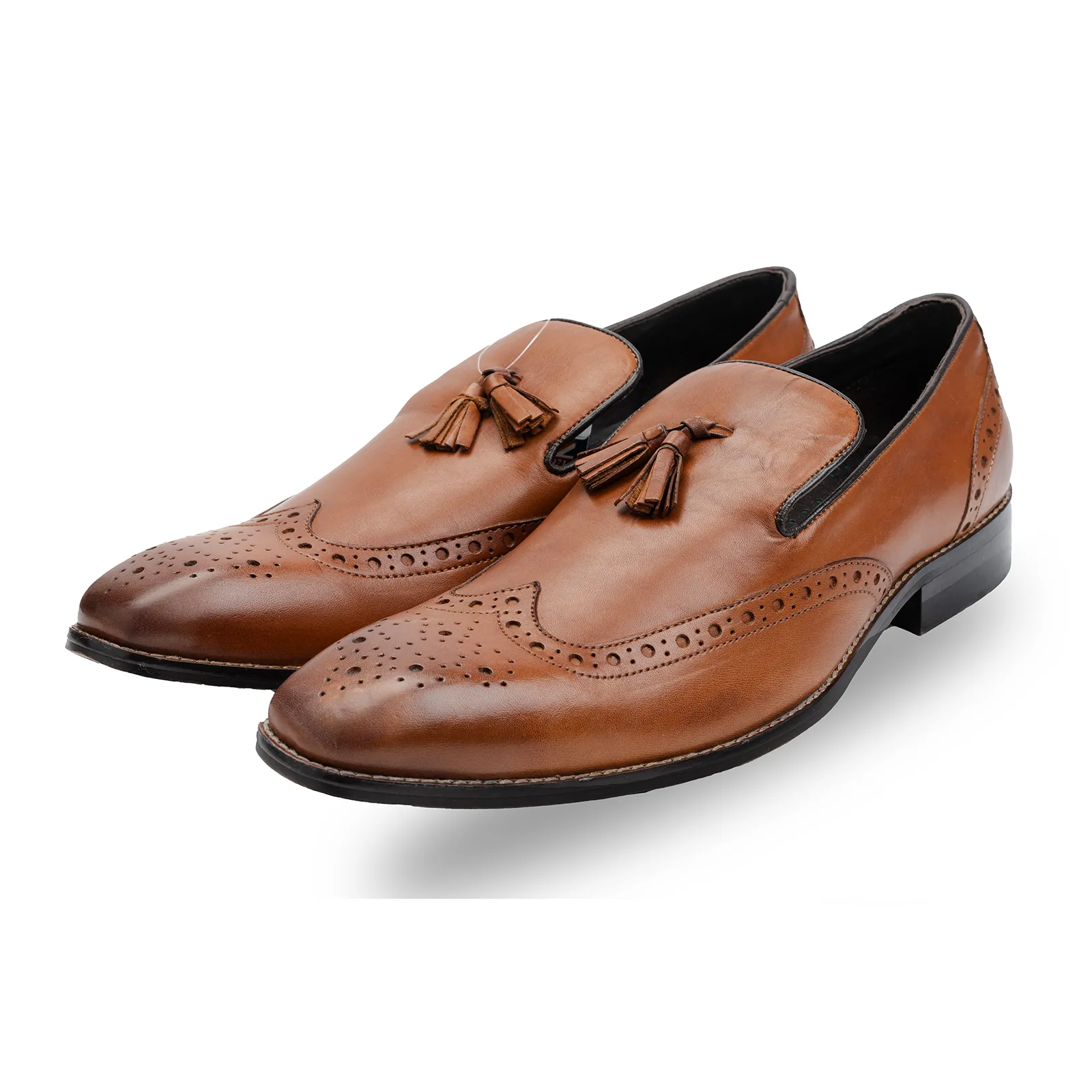 Men's leather slip-on formal loafers