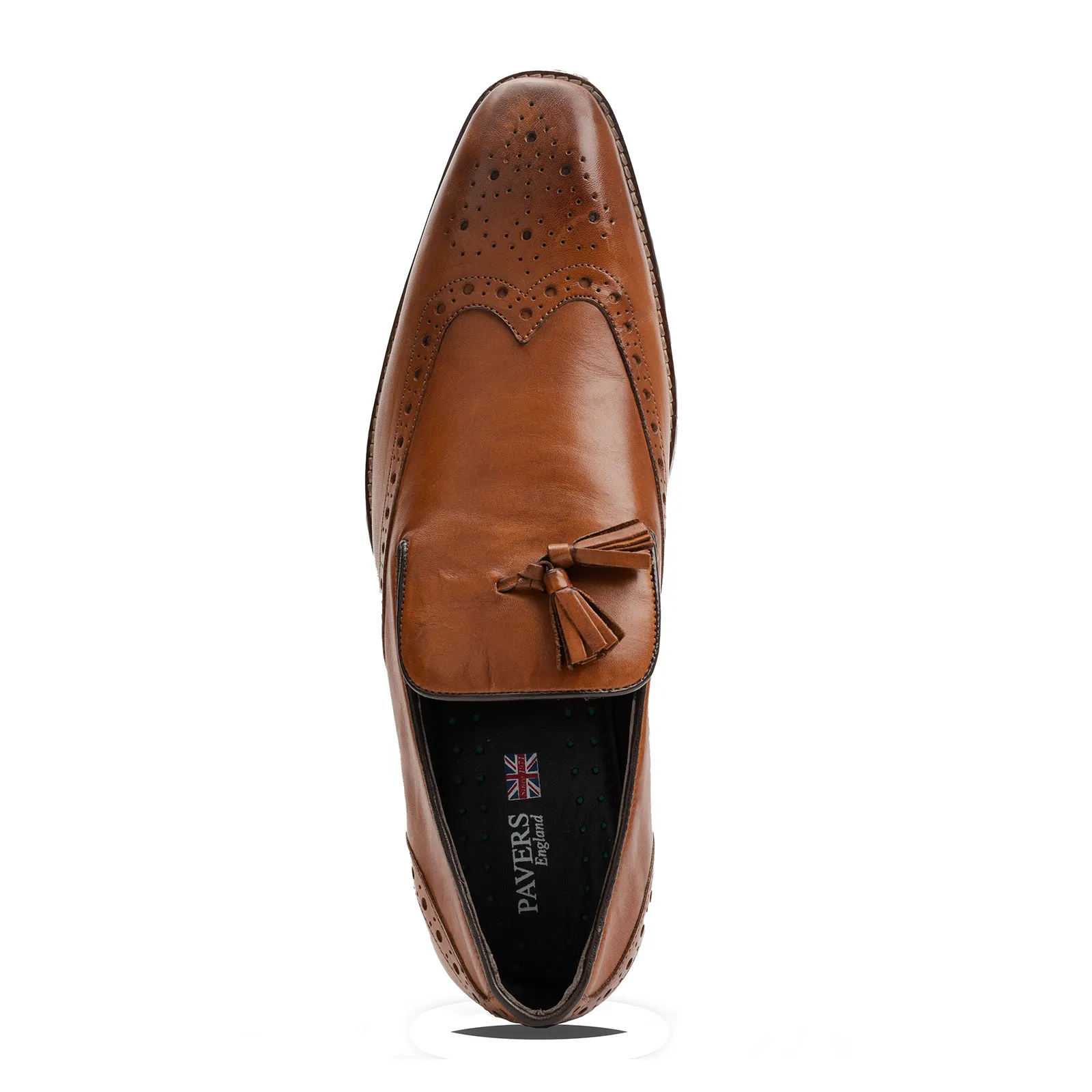Men's leather slip-on formal loafers