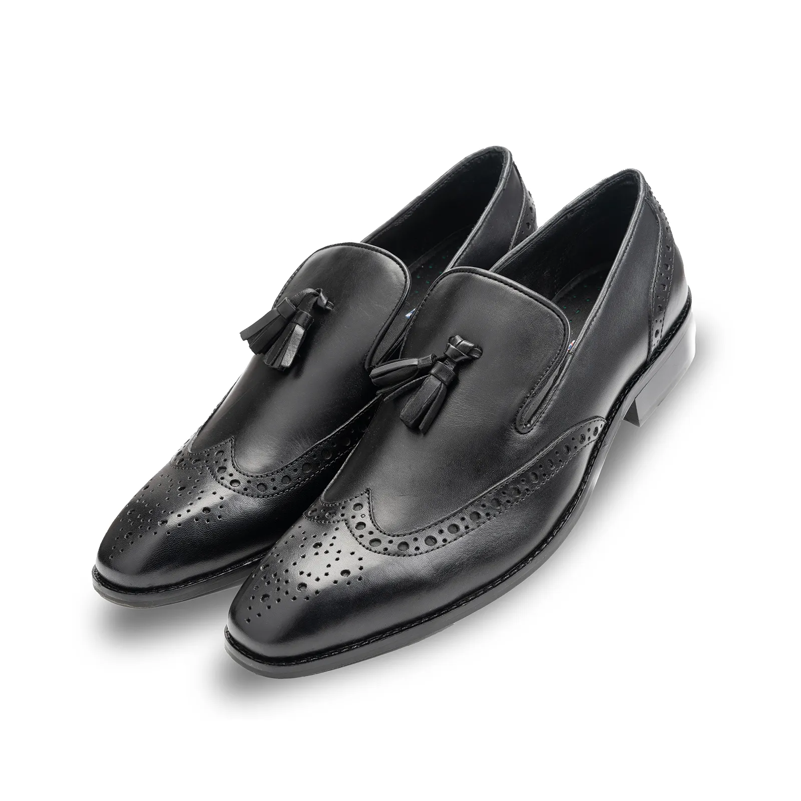 Men's leather slip-on formal loafers