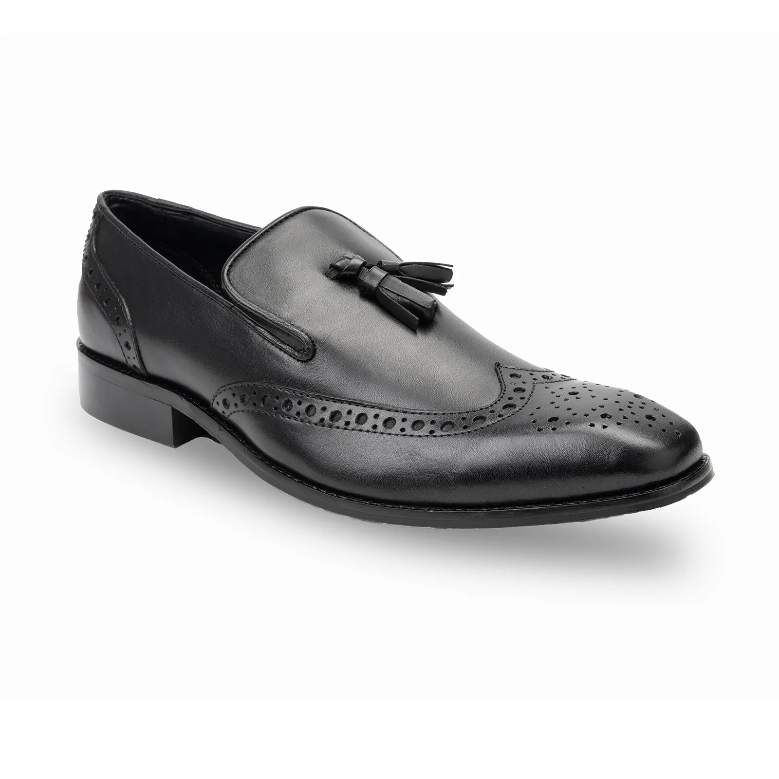 Men's leather slip-on formal loafers