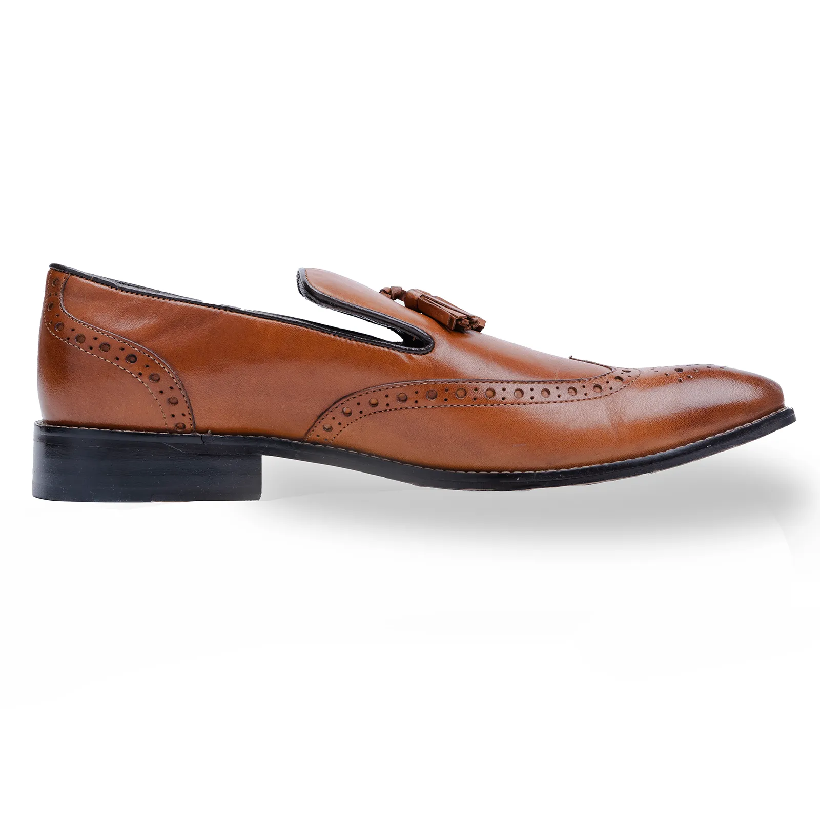Men's leather slip-on formal loafers
