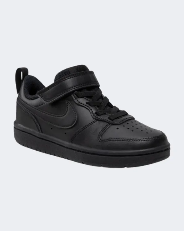 Nike Court Borough Low 2 Ps-Boys Lifestyle Shoes Black Bq5451-001