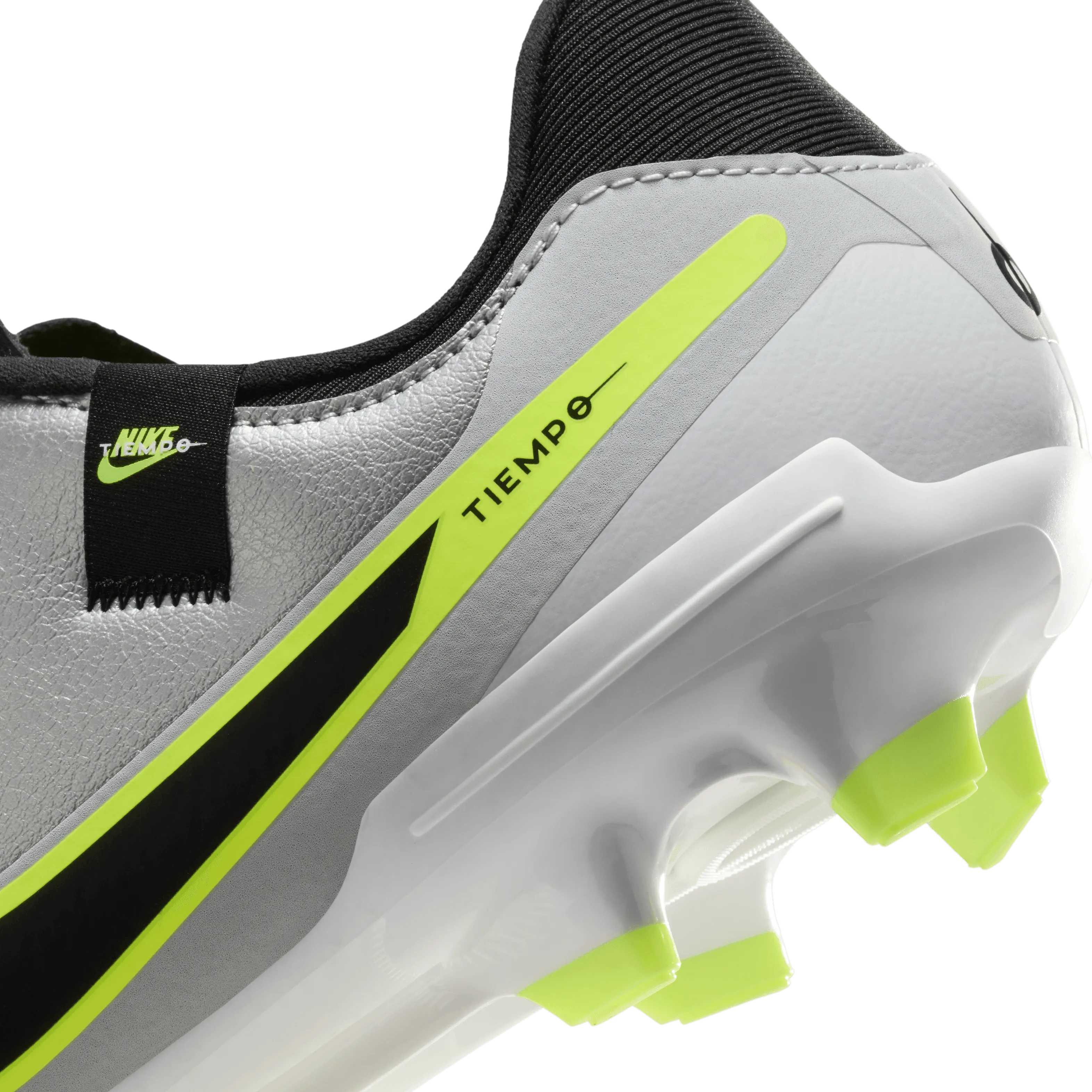Nike Tiempo Legend 10 Academy FG Football Boots (Silver/Black/Volt)
