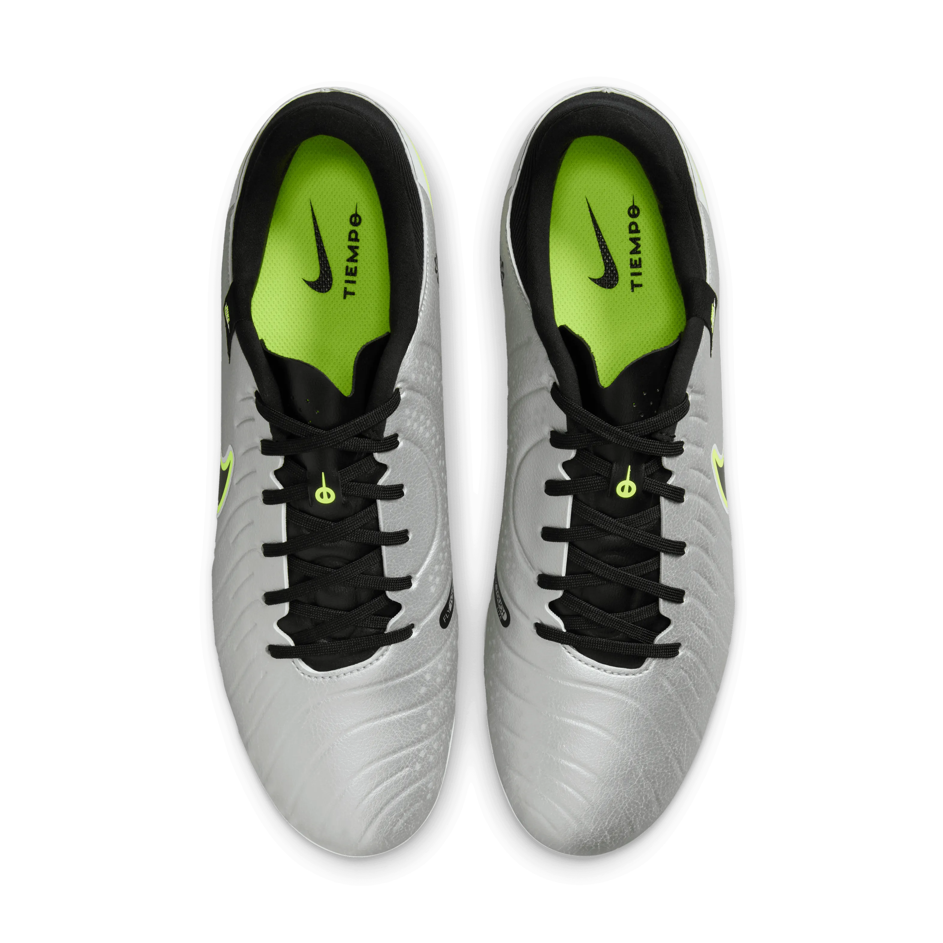 Nike Tiempo Legend 10 Academy FG Football Boots (Silver/Black/Volt)