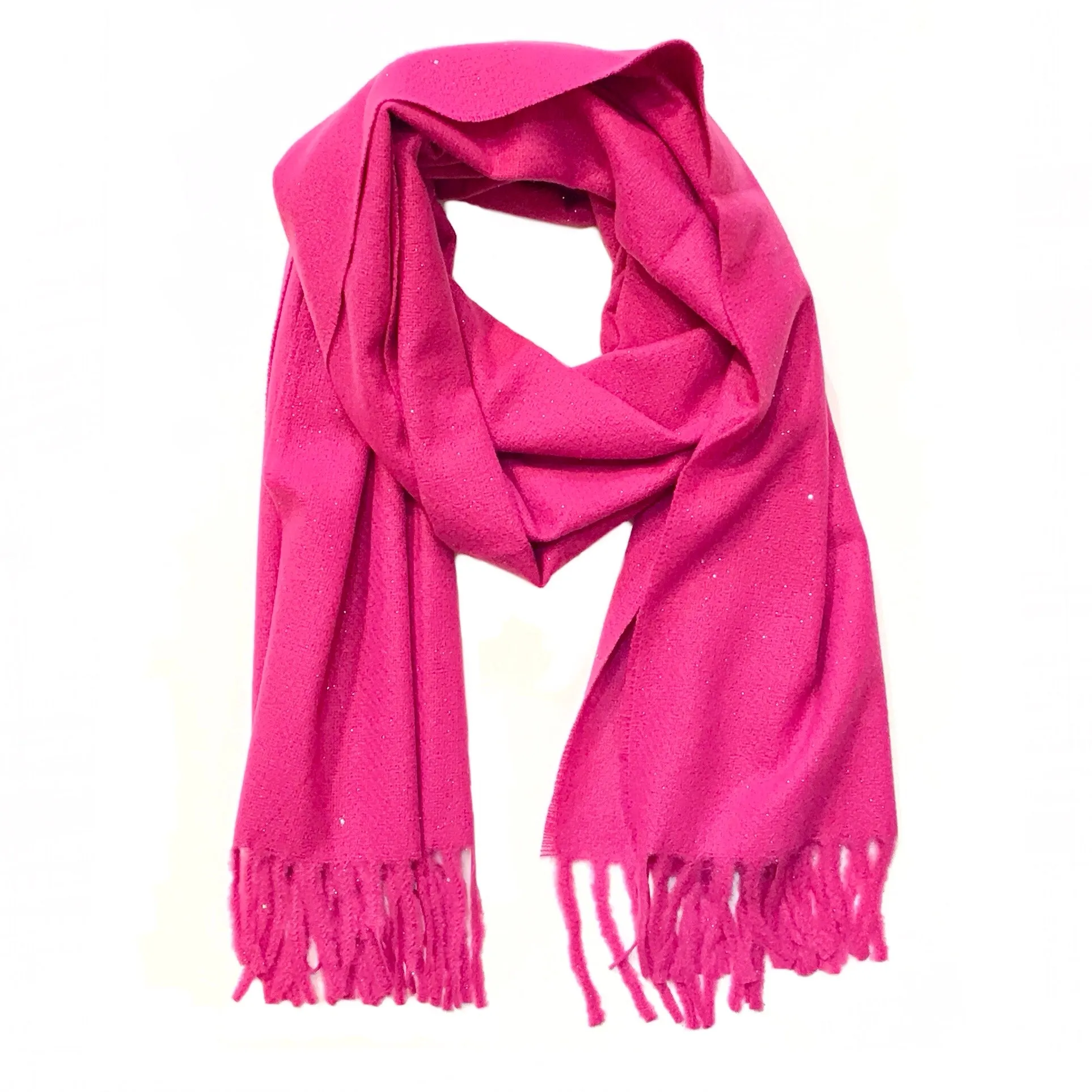 Noellery Glitter Tassel Scarf