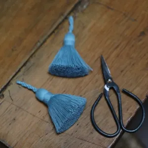 Nordic Blue Key/Cushion Tassel