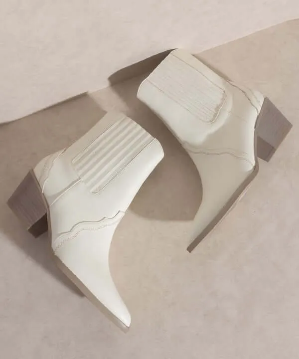 OASIS SOCIETY Dawn - Paneled Western Bootie Boots
