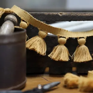 Ochre Tassel Fringe Trimming