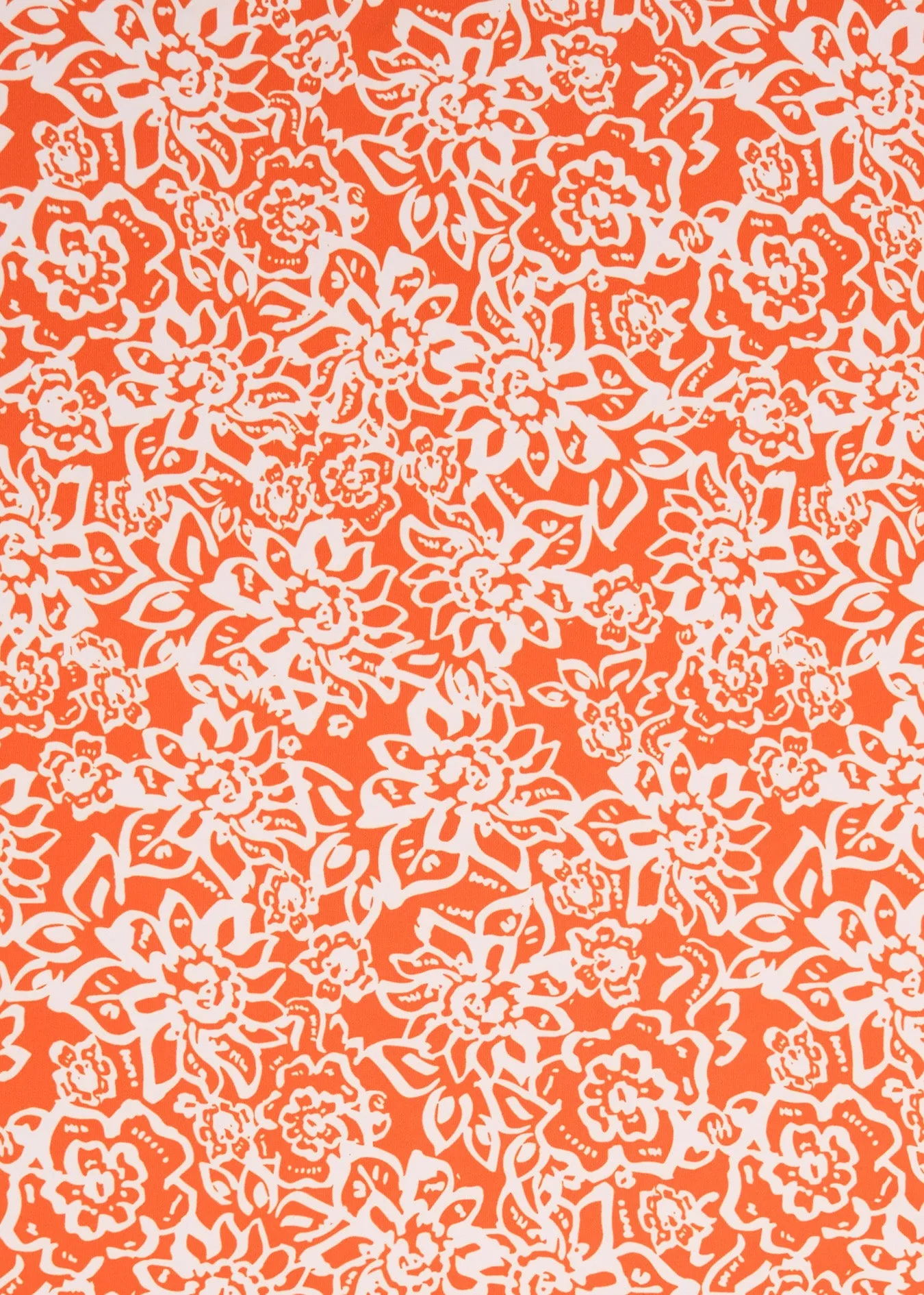 Orange Game Day Short Sleeve Tiered Dress