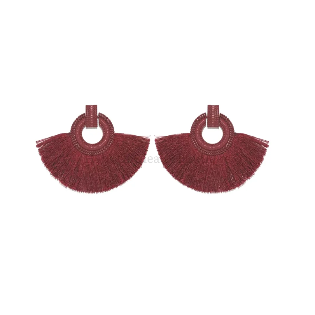 Orbital Tassel Earrings