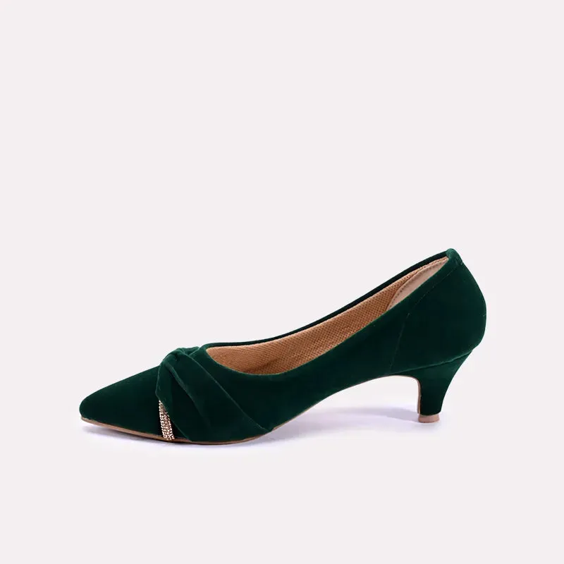 Orla Green Fancy Court Shoes 0431220