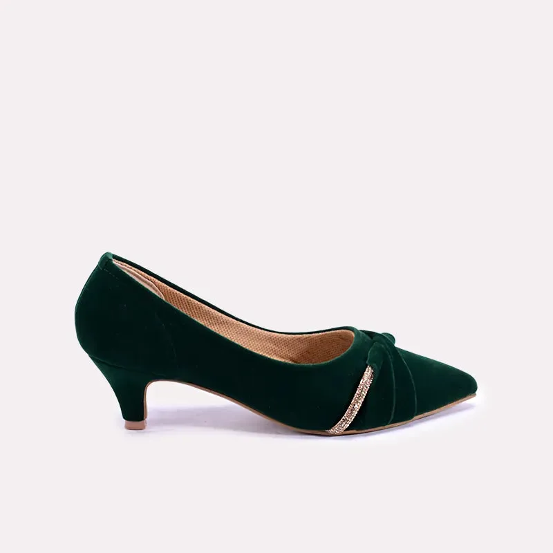 Orla Green Fancy Court Shoes 0431220