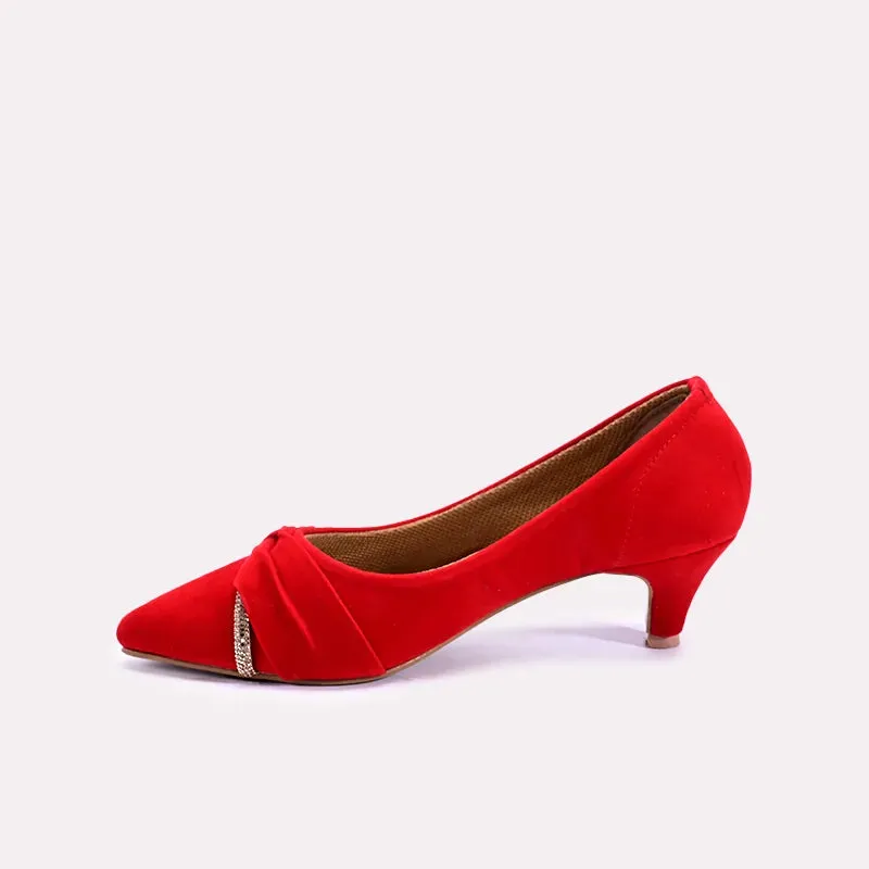 Orla Red Fancy Court Shoes 0431220