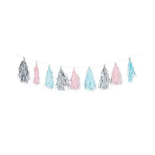 Pastel Tassel Garland