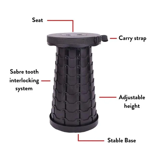 PORTABLE TELESCOPIC CHAIR