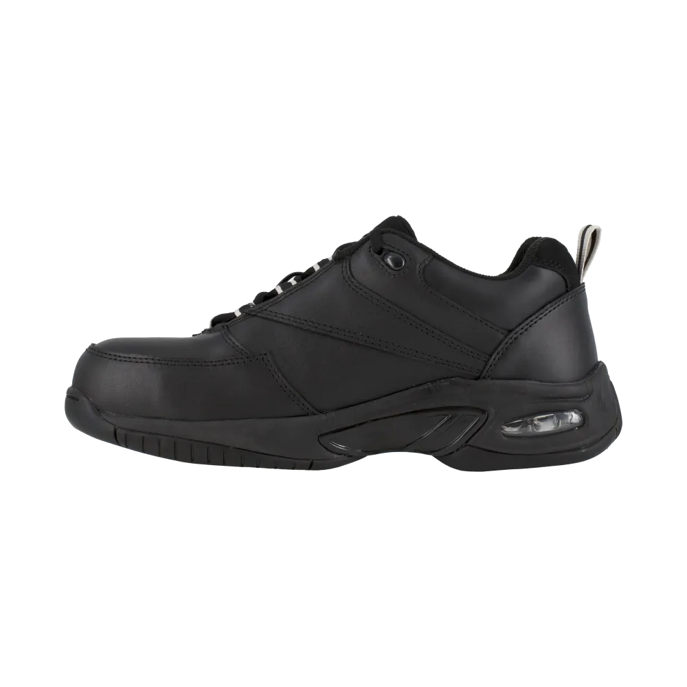 Reebok RB4177 Men's Tyak Athletic Composite Toe Work Shoes - Black