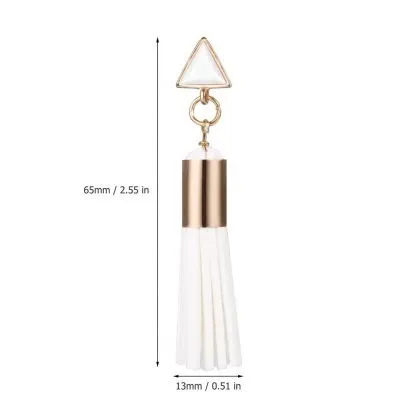 Retro Style Tassel Earring (leather)