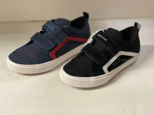 SALE Geox J Alonisso Velcro Sneaker Swivel Stripe