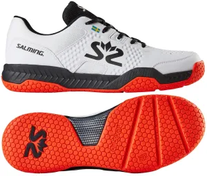 Salming Hawk Court Mens Badminton Shoes - White / Black