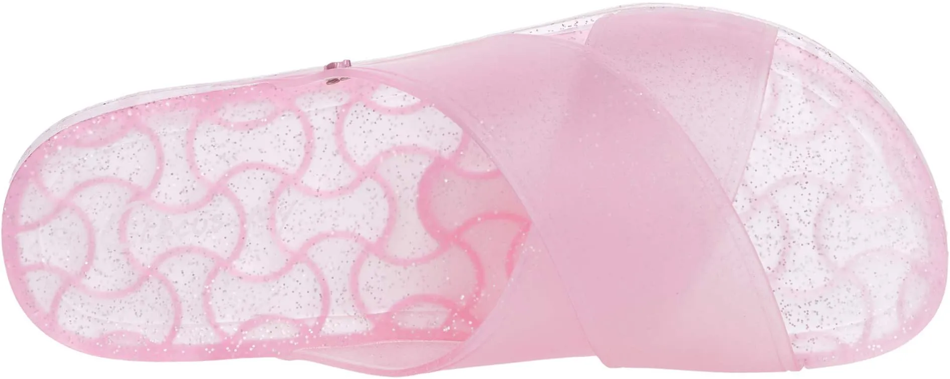 Sam Edelman Jelly Jaylee Colorblock Translucent Slip On Sandals PINK CONFETTI