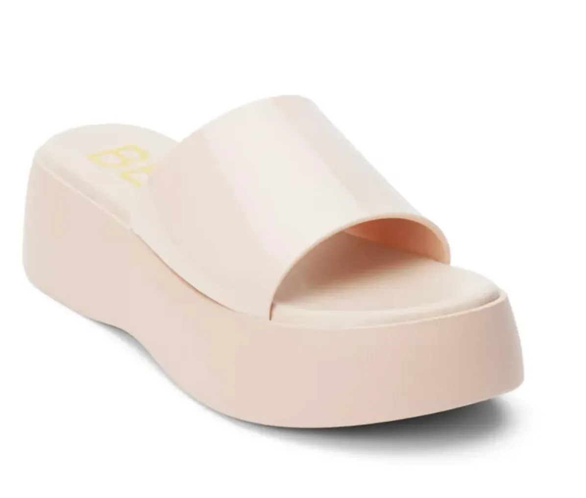 Solar Platform Sandals, Nude.FINAL SALE