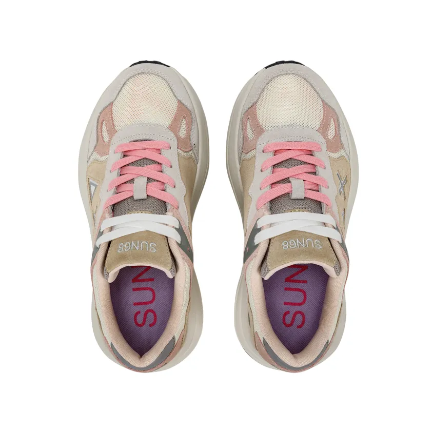 Sun68 scarpa sneakers da donna Venus Z34219 31 bianco-panna