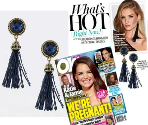 Tassel Earrings (As Seen in OK! Magazine)