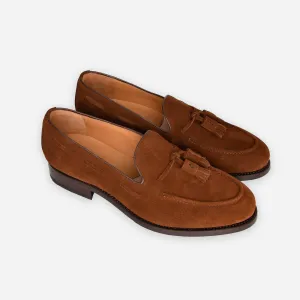 Tassel loafers - ljósbrúnt rúskinn