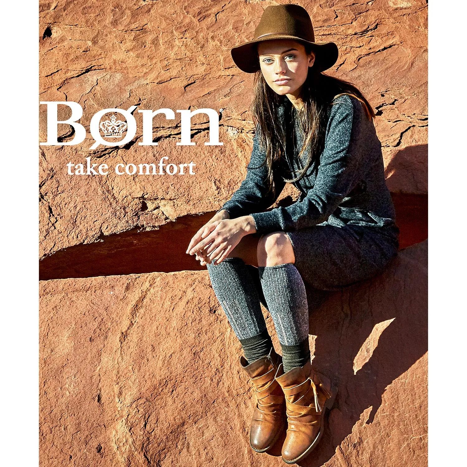 Women's Born Eton Dark Blue Distressed Suede